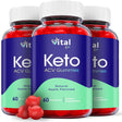 (3 Pack) Vital Keto ACV Gummies - Apple Cider Vinegar Supplement for Weight Loss - Energy & Focus Boosting Dietary Supplements for Weight Management & Metabolism - Fat Burn - 180 Gummies