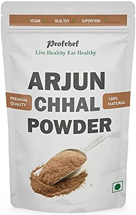 Profchef 100% Pure Arjun Chhal Powder | Terminalia Arjuna Powder - 400Gm