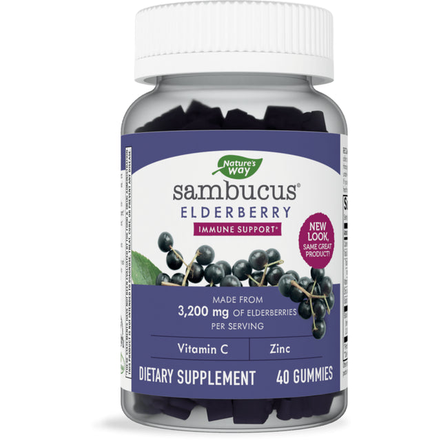 Sambucus Standardized Elderberry Gummies for Immune Support*, 40 Count