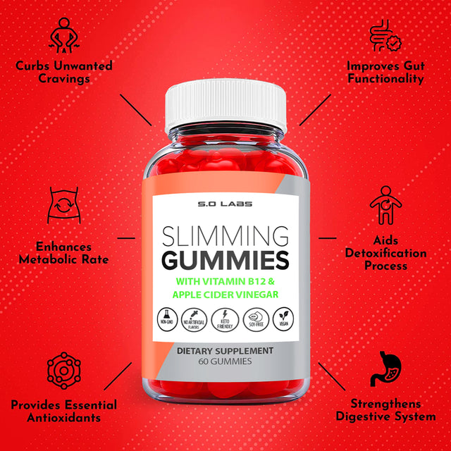 (2 Pack) Slimming Gummies It Works for Weight Loss,Slimming Gummies It Works with Apple Cider Vinegar,Slimming Gummies It Works Bajar De Peso,Slimming Gummies It Works for Women and Men (120 Gummies)