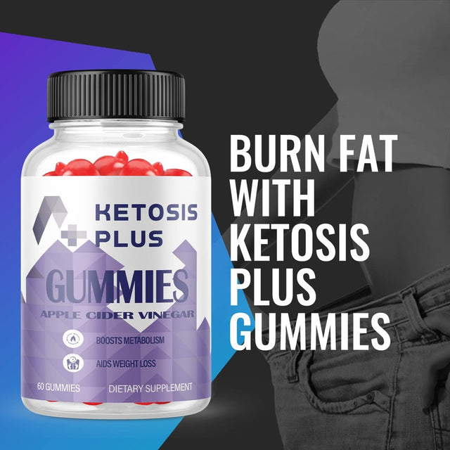 (2 Pack) Ketosis plus ACV Gummies - Supplement for Weight Loss - Energy & Focus Boosting Dietary Supplements for Weight Management & Metabolism - Fat Burn - 120 Gummies