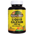 Nature'S Blend Liquid Calcium with D3 100 Sgels