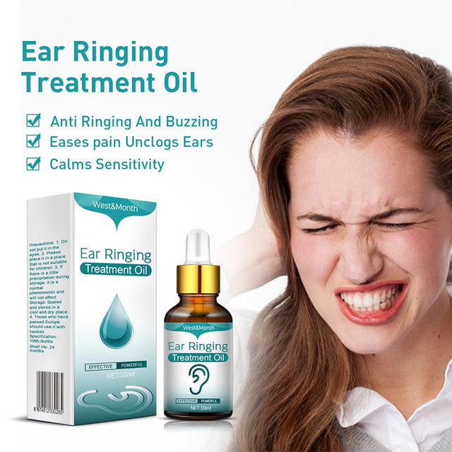 Pinfect Ear Ringing Relieving Serum Natural Plant Extract Oil for Unisex Health Care