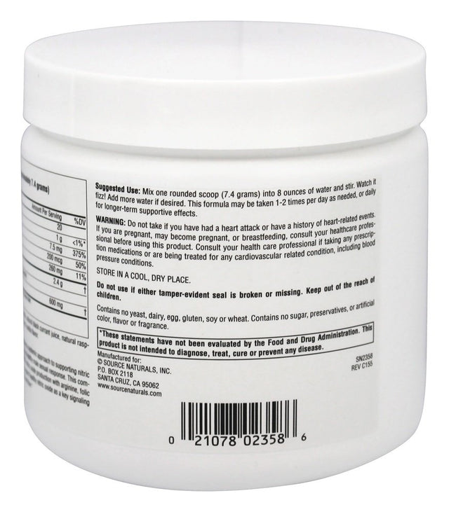 Source Naturals Male Nitro Powder 8 Oz Pwdr