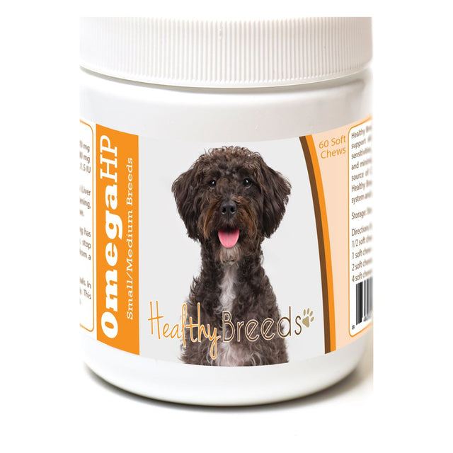 Healthy Breeds Schnoodle Omega HP Fatty Acid Skin and Coat Support Soft Chews