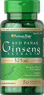 Puritan'S Pride Red Panax Ginseng Extract 525 Mg, Immune Support, 50 Count