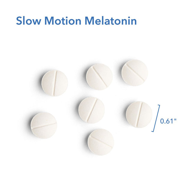 Allergy Research Group - Slow Motion Melatonin - Sleep Support, Antioxidant - 60 Scored Tablets