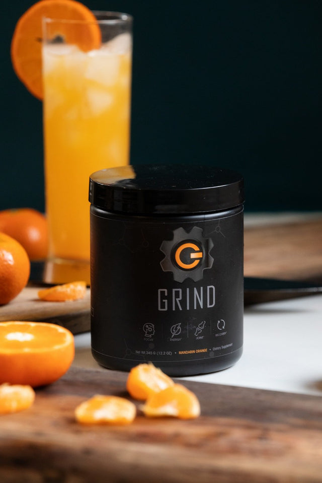 GRIND - Pre-Workout - Nootropic - BCAA Recovery All-In-One - Mandarin Orange