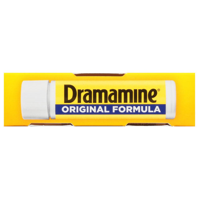 Dramamine Original, Motion Sickness Relief, Travel Vial, 12 Count