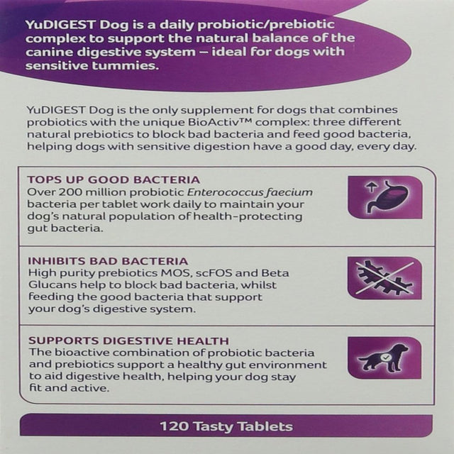 Lintbells Yudigest Dog Digestive Health Supplement