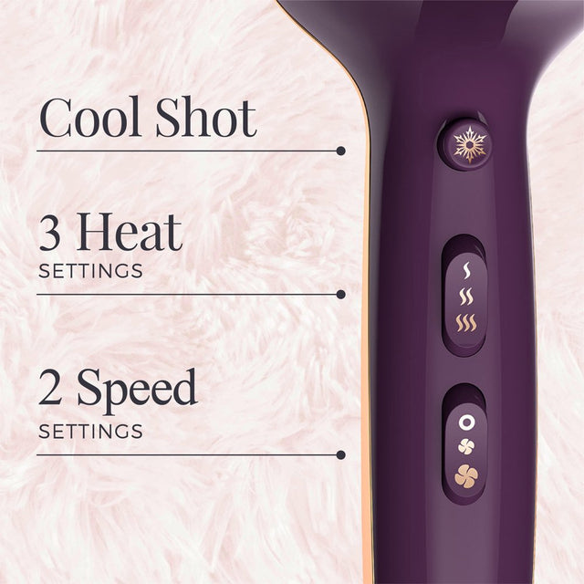 Remington Pro Hair Dryer with Thermaluxe? Advanced Thermal Technology, Purple, AC9140SB