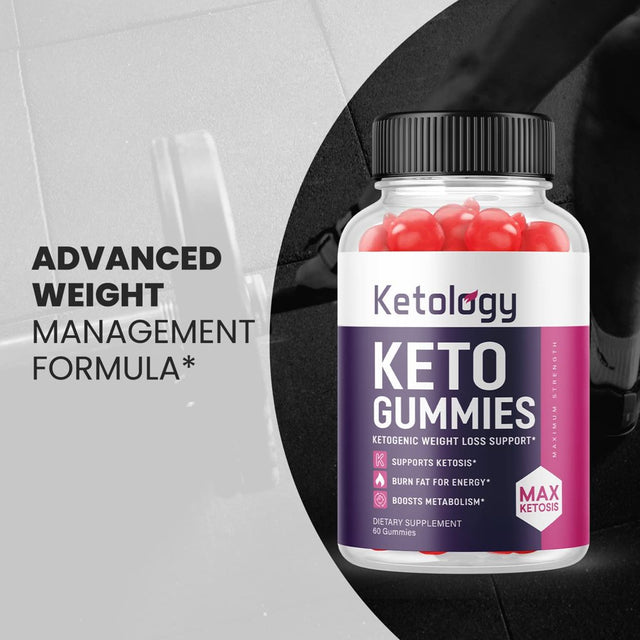 (2 Pack) Ketology Keto ACV Gummies - Supplement for Weight Loss - Energy & Focus Boosting Dietary Supplements for Weight Management & Metabolism - Fat Burn - 120 Gummies