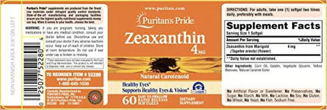 Zeaxanthin 4 Mg