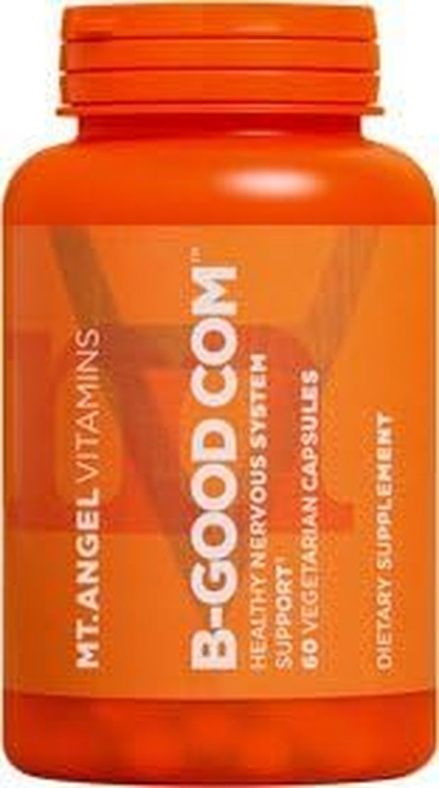 Mt. Angel Vitamins - B-Good Com (Vitamin B Complex), Healthy Nervous System Support (60 Vegetarian Capsules) 60 Count (Pack of 1)