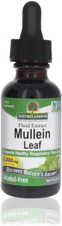 Nature'S Answer Mullein Leaf | Herbal Supplement | Supports Healthy Respiratory Function & Healthy Mucous Membranes | Non-Gmo & Kosher | Gluten-Free & Alcohol-Free 1Oz