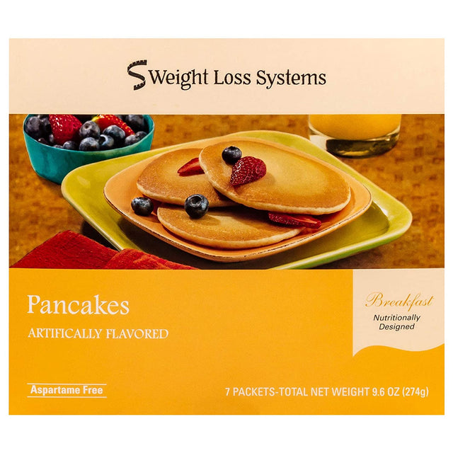 Weight Loss Systems - Pancakes - Low Sugar, High Protein, 7 Ct