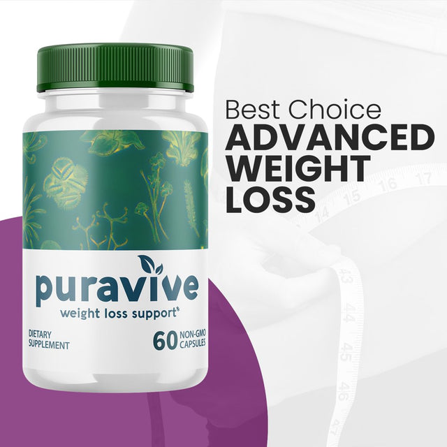 (2 Pack) Puravive - Keto Weight Loss Formula - Energy & Focus Boosting Dietary Supplements for Weight Management & Metabolism - Advanced Fat Burn Raspberry Ketones Pills - 120 Capsules