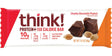 Thinkthin Protein & Fiber Bars, Chunky Chocolate Peanut, 1.41 Ounce (20 Count)