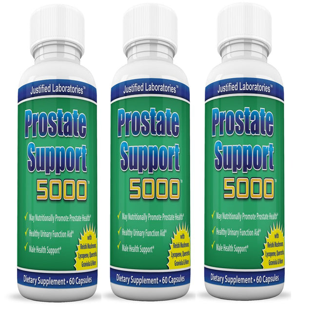 (3 Pack) Justified Laboratories Prostate Support 5000