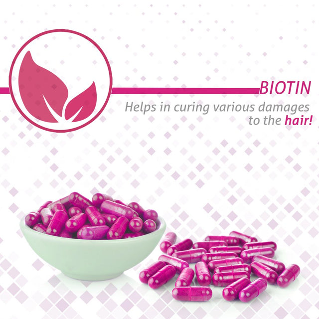 Silk Advanced Biotin Complex - Promotes Stronger, Longer Hair - Healthier Skin - Ultimate Nail Strength - 60 Capsules