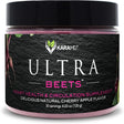 Karamd Ultrabeets | Doctor Formulated Beets Superfood Powder | Natural, Non-Gmo, Vegan Nitric Oxide Booster Supplement | Supports Heart Health, Circulation and Energy, 30 Servings