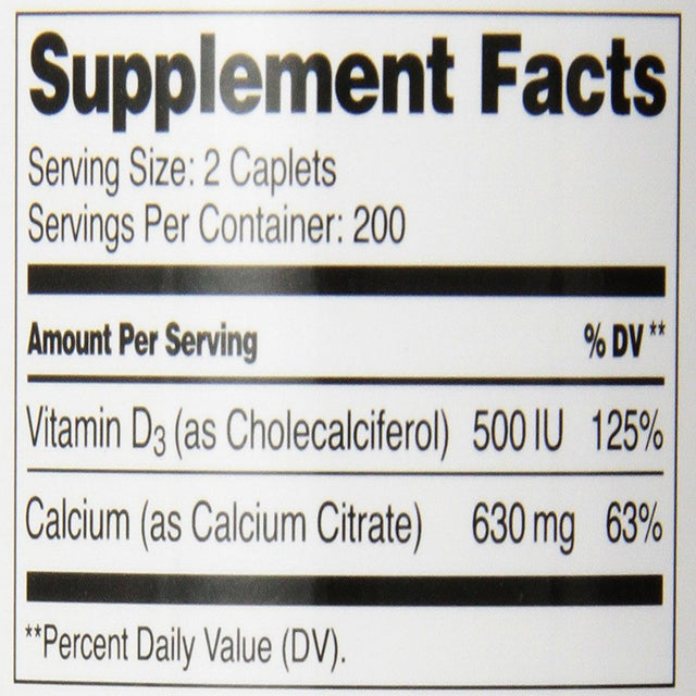 21St Century Calcium Citrate plus D3 Maximum Tablets, 400 Count