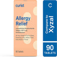 Curist Allergy Relief Medicine Generic Xyzal Levocetirizine 5 Mg Antihistamine Tablets 24 Hour 90 Ct