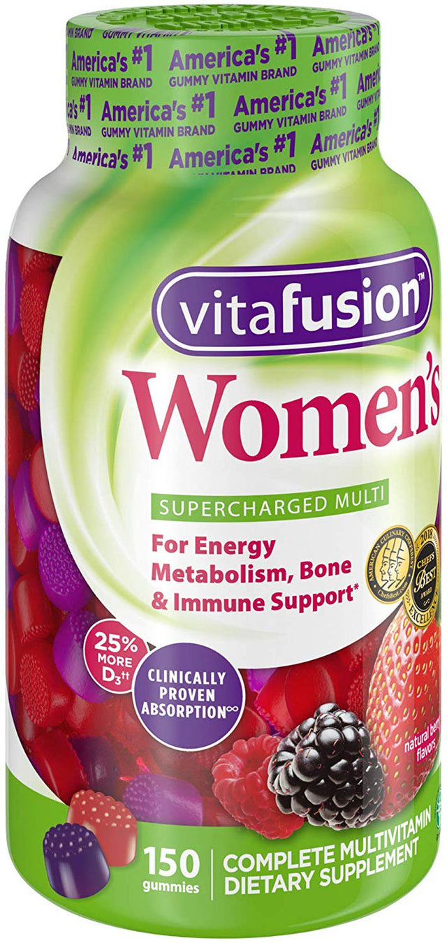 Vitafusion Women'S Gummy Vitamins, Mixed Berries, 150 Count