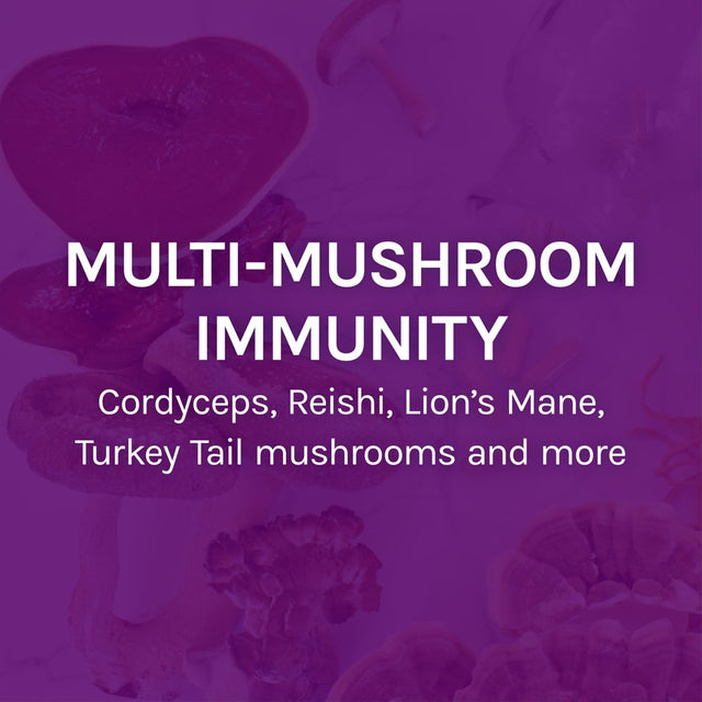 Mycommunity 17 Mushroom Complex - Immune Support with Organic Mushrooms (30 Vegetarian Capsules)