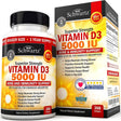 Bioschwartz Vitamin D3 5000 IU | Bone Strength and Immunity Support | Gluten Free & Non-Gmo 360 Ct