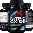 Extra Strength Nitric Oxide Supplement L Arginine 3X Strength - Citrulline Malate, AAKG, Beta Alanine - Premium Muscle Supporting Nitric Booster for Strength & Energy to Train Harder - 180 Capsules