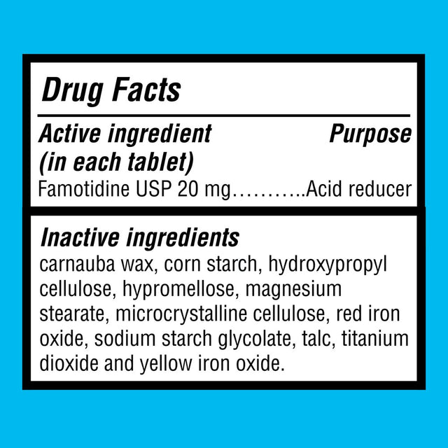 Equate Maximum Strength Famotidine Tablets, 20 Mg, 200 Count