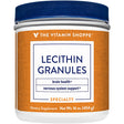 Lecithin Granules - Natural Combination of Essential Fatty Acids to Support Brain & Nerve Function, 100% Soy Based, Once Daily (16 Ounces Powder) by the Vitamin Shoppe