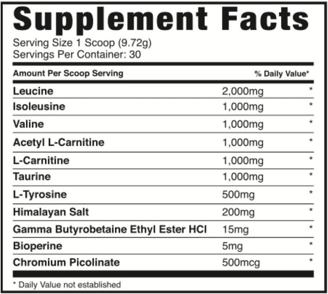 Bucked Up- BCAA RACKED™ Branch Chained Amino Acids | L-Carnitine, Acetyl L-Carnitine, GBB | Post Workout Recovery, Protein Synthesis, Lean Muscle Bcaas That You Can Feel! 30 Servings (Watermelon)