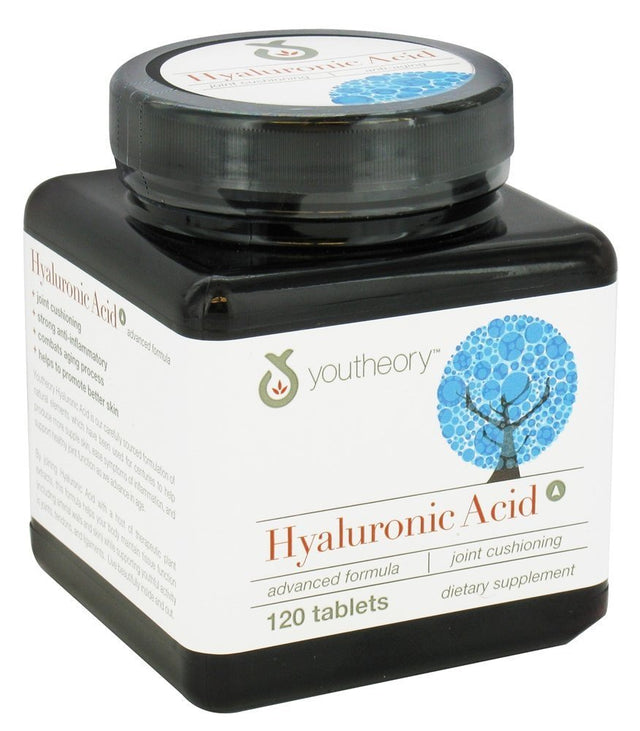 Youtheory Hyaluronic Acid Advanced Formula, 120 Tablets-2 Pack