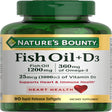 Nature'S Bounty Omega 3 Fish Oil 1200 Mg + D3 Softgels for Heart & Immune Health, 90 Ct