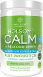 Calm Magnesium Powder plus Prebiotics, Anti-Stress Drink Supplement, High Absorption, Non-Gmo, Vegan, Gluten & Sugar-Free 16 Ounces (Unflavored)