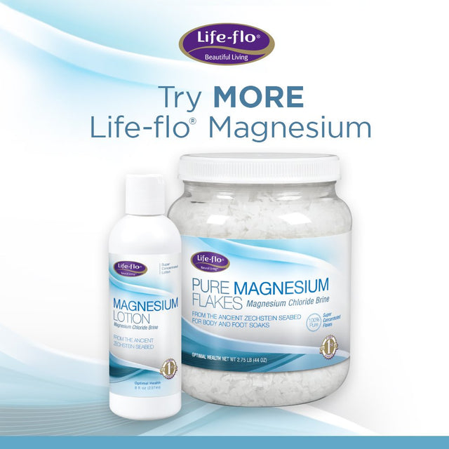 Life-Flo Health Care Pure Magnesium Oil 8 Ounce 2-Pack