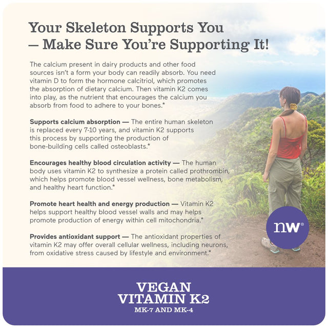 Naturewise Vitamin K2 with Vitamk7®- 90 Softgels