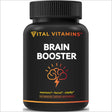 Brain Supplement Nootropics Booster - Enhance Focus, Boost Concentration, Improve Memory & Clarity for Men & Women, Ginkgo Biloba, DMAE, Mind Enhancement, IQ Neuro Energy, Vitamin B12, Bacopa Monnieri