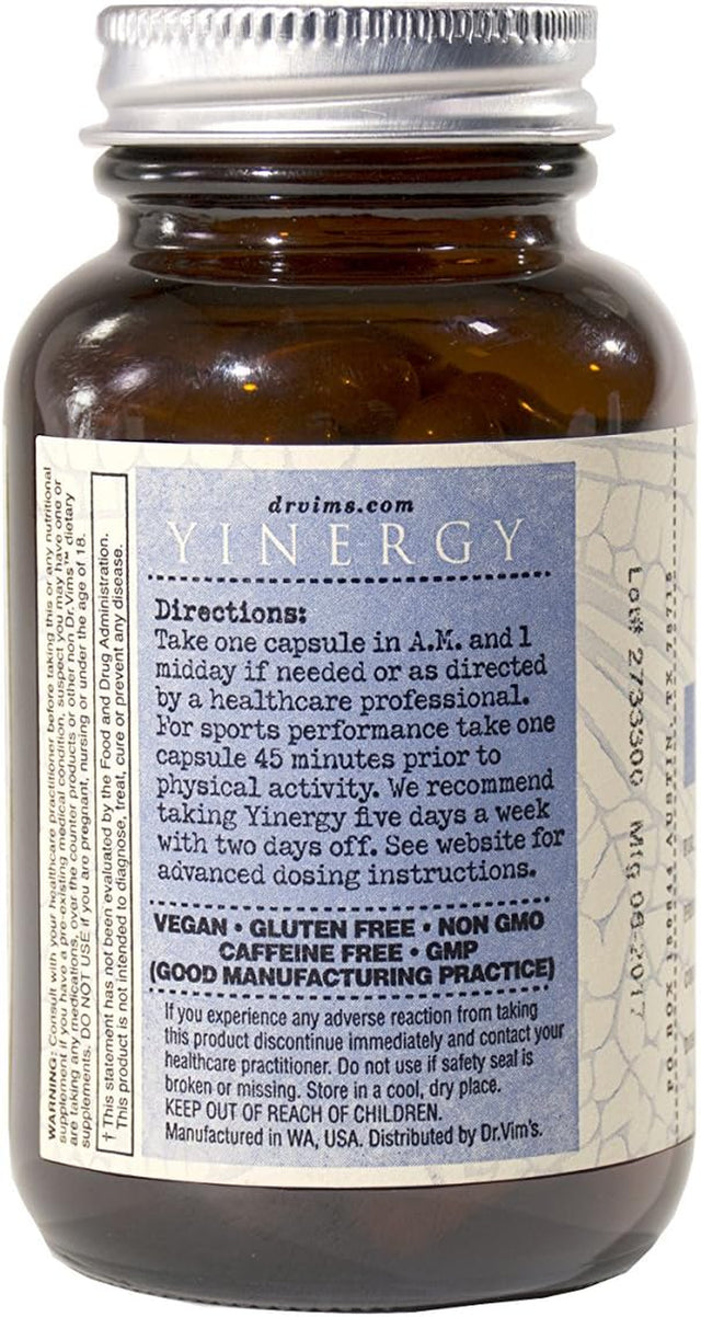 Dr. Vim'S Vigor & Yinergy (His and Hers Adaptogen Formulas for Men & Women) Increase Energy & Focus - Reduce Stress & Fatigue