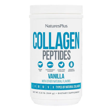 Naturesplus Collagen Peptides Powder Vanilla -- 14 Servings