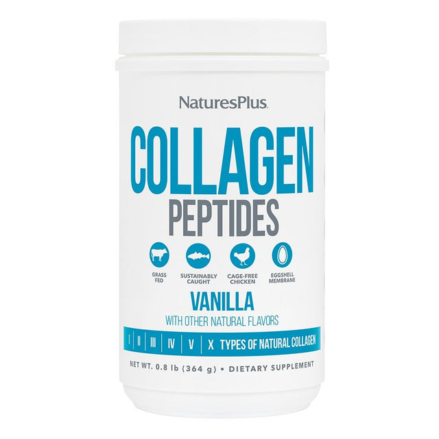 Naturesplus Collagen Peptides Powder Vanilla -- 14 Servings