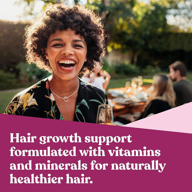 Vibrance Hair Growth Vitamins for Women – Grow Hair Faster, Healthier, and Stronger with Potent Multiblend of Biotin & Optimsm – Supports Thicker, Shinier Hair & Regrowth – 60 Vegetarian Soft Capsules