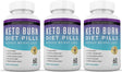 (3 Pack) Keto Diet Burn Diet Pills Advanced Ketogenic Support Exogenous Ketones Ketosis for Men Women 180 Capsules