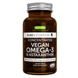 Vegan Omega 3, High Concentration EPA DHA Algae Oil, Sustainable & Pure, plus Astaxanthin, 600Mg DHA & EPA for Heart, Brain & Eye Health, 60 Small Softgels