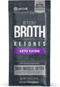 Pruvit Better Broth Keto Thyme for Joint Support, Muscle Recovery and for Improving the Appearance of Skin and Hair - 20 Count