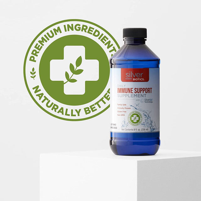 Silver Biotics Liquid 10 Ppm Silver Ultimate Immune System Support, 8 OZ