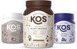 KOS Tropical Paradise Bundle (Plant-Based Chocolate Protein + Organic Acai Powder + Organic Coconut Milk Powder)