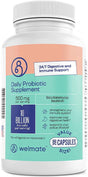 Welmate Daily Probiotic Supplement, Saccharomyces Boulardii 500 Mg, 10 Billion CFU, 200 Veg Capsules